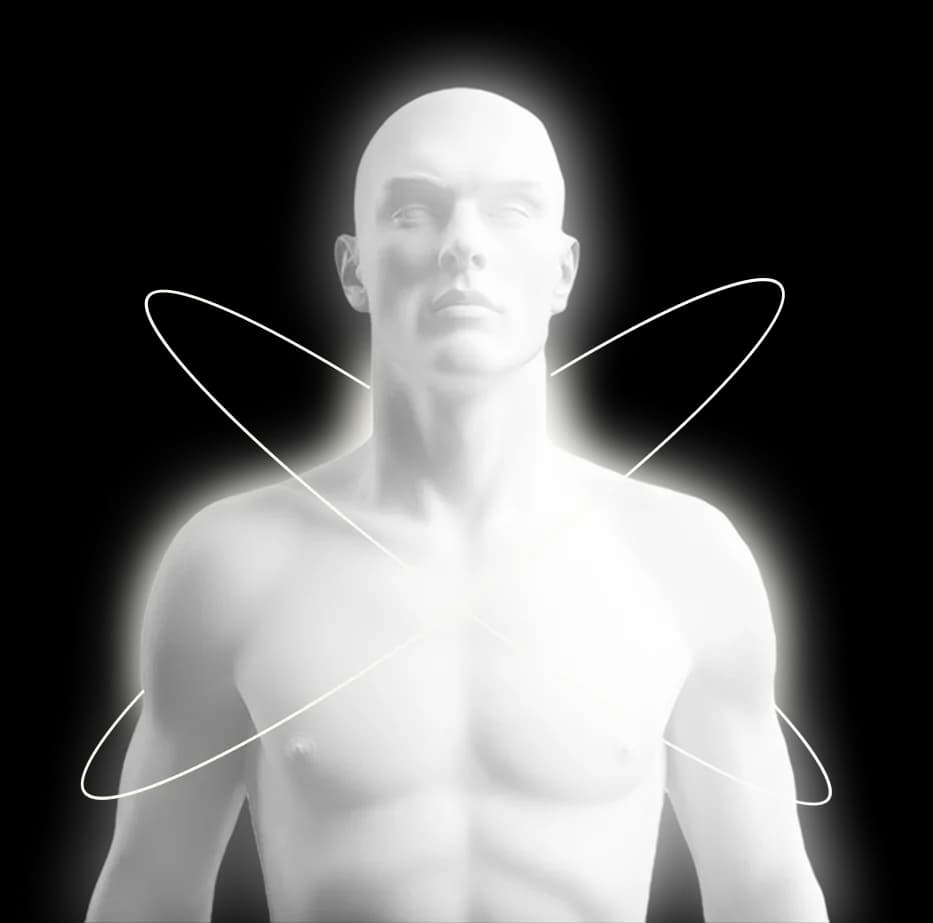 Man experiencing daily antioxidant support with Allium Purus
